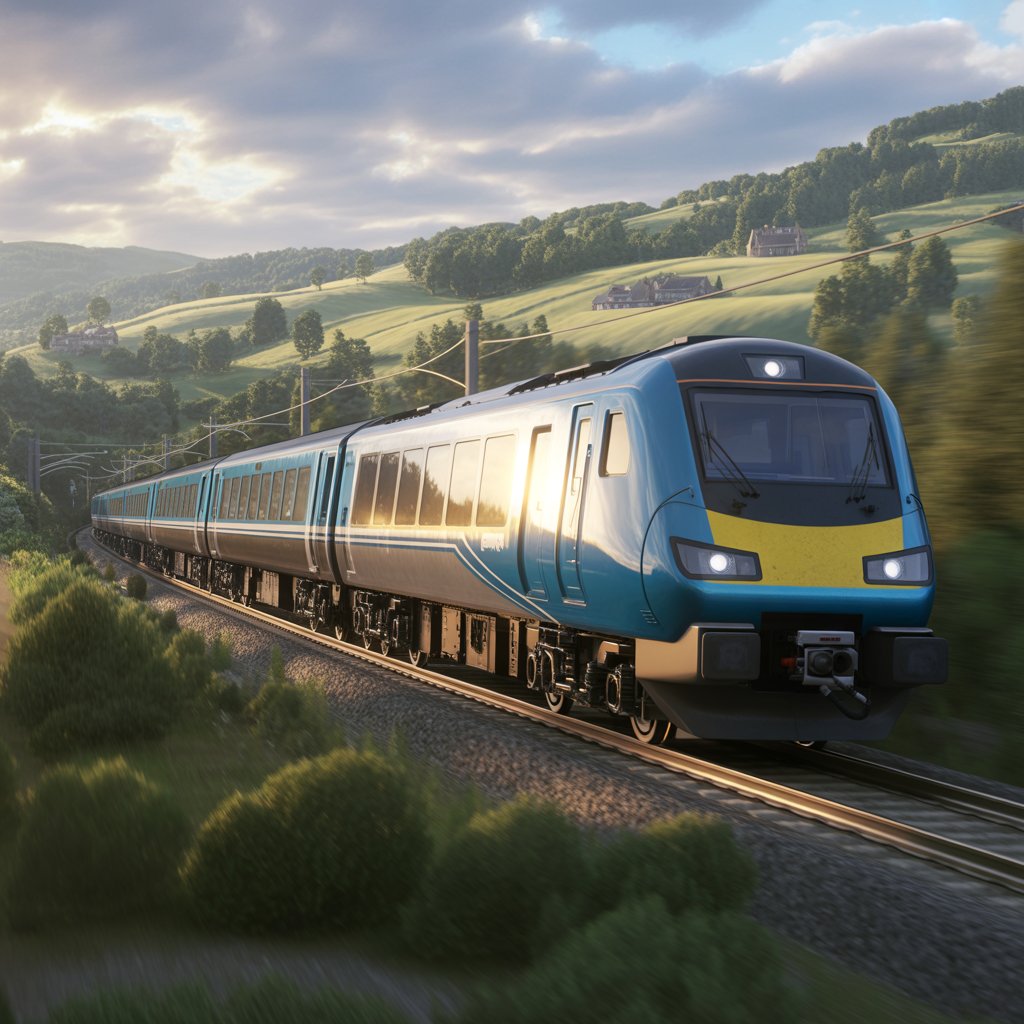 Train Simulator cover art — a realistic train driving simulation with scenic landscapes by Shadow Games
